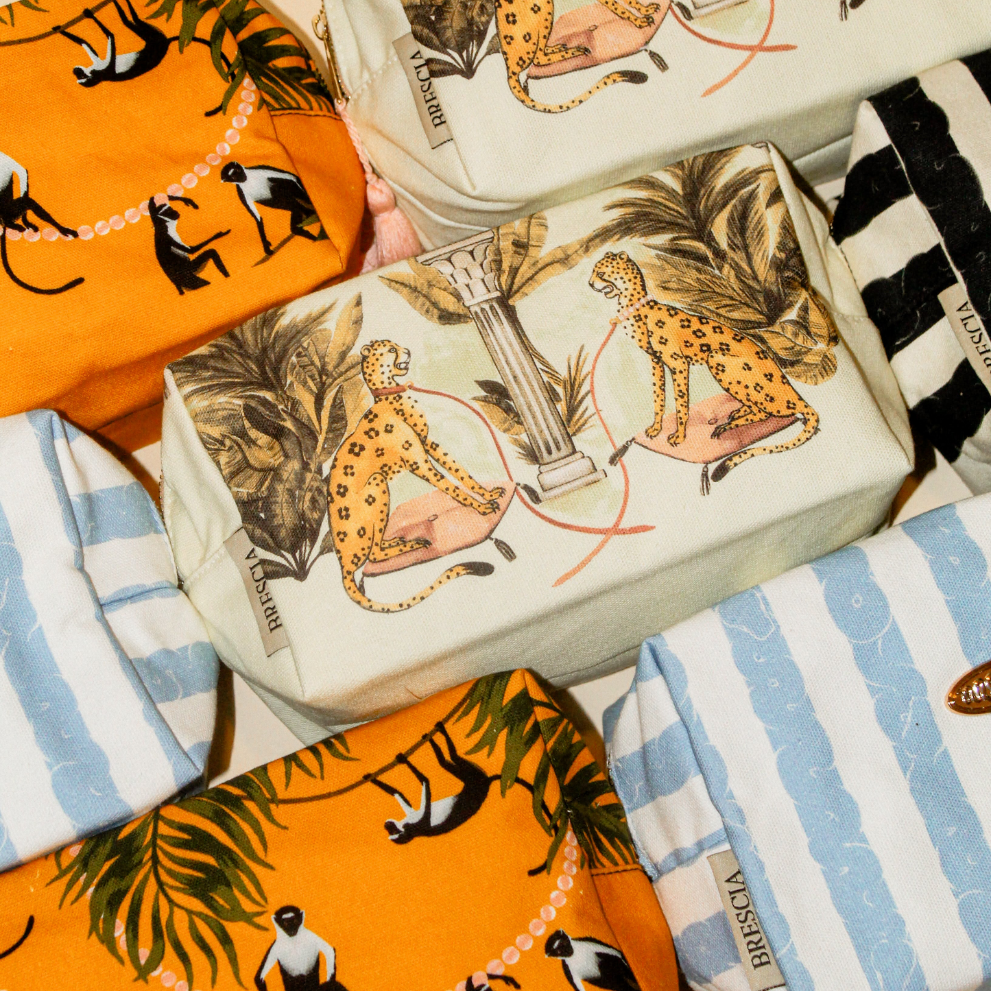 Primates in Pearls Travel Bag