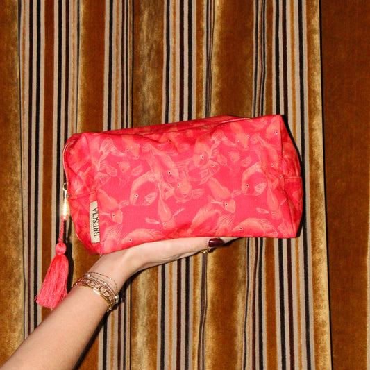 Parrots of Paradise Travel Bag - Pink