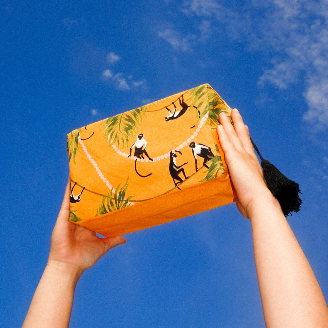 Primates in Pearls Travel Bag