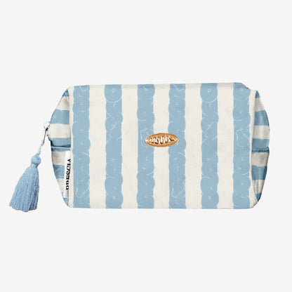 Serpentine Stripe Travel Bag - Powder Blue